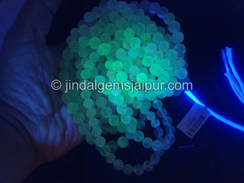 Hyalite Opal Smooth Round Beads -- HTOP13