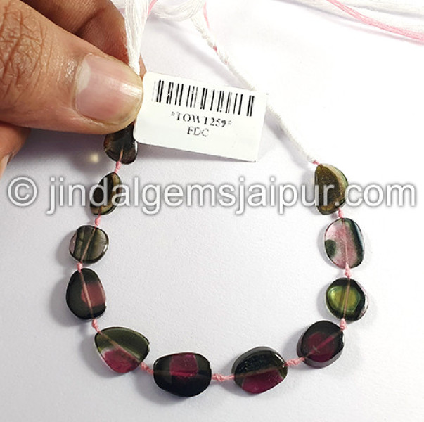 Watermelon Tourmaline Smooth Slices