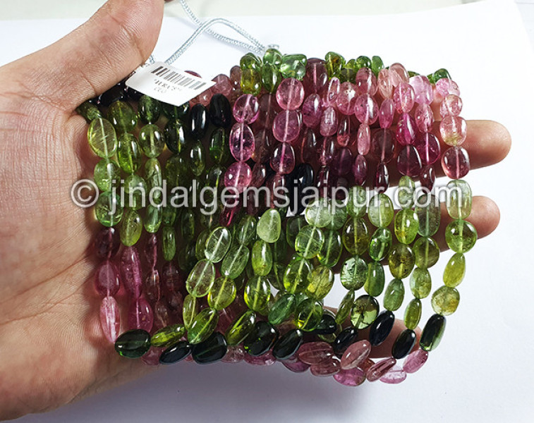 Tourmaline Smooth Nuggets Mix Beads