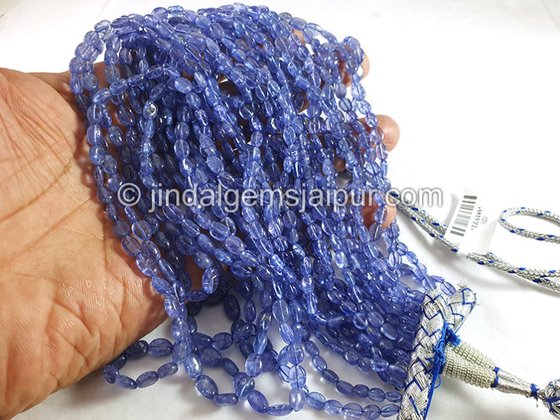 Tanzanite Smooth Oval Shape Beads