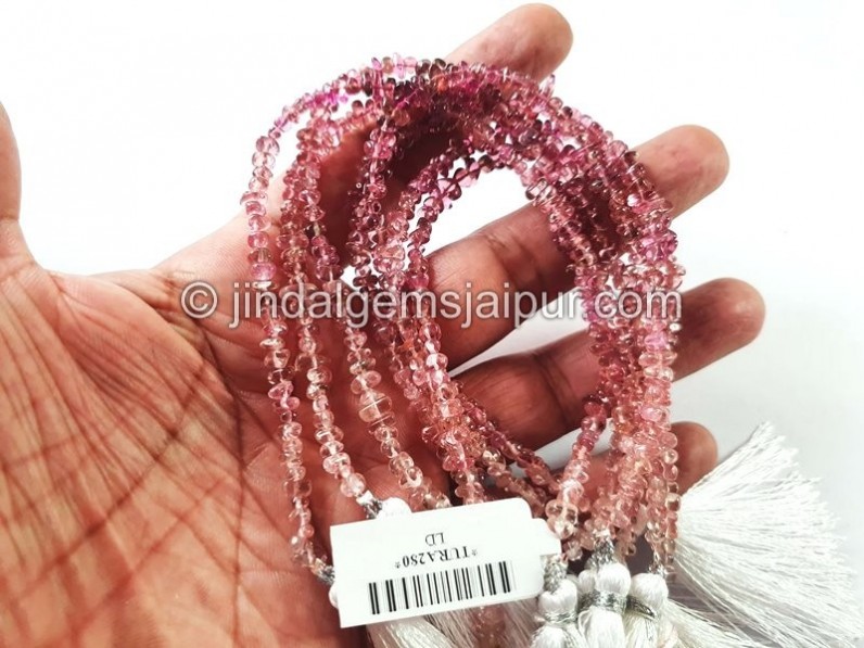 Pink Tourmaline Smooth Small Nugget Beads