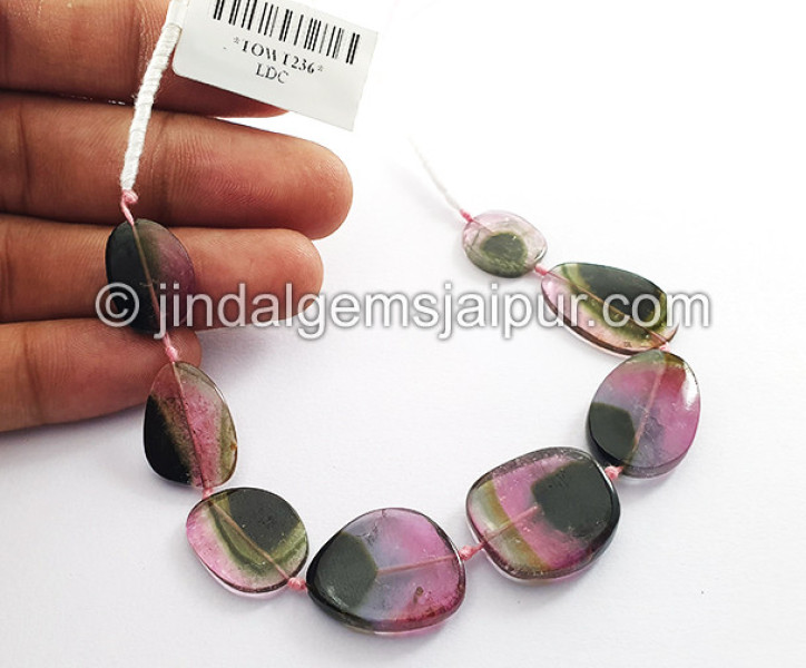 Watermelon Tourmaline Smooth Slices