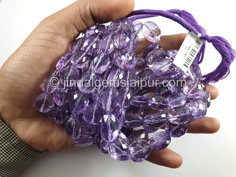 Amethyst Faceted Nuggets Shape Beads