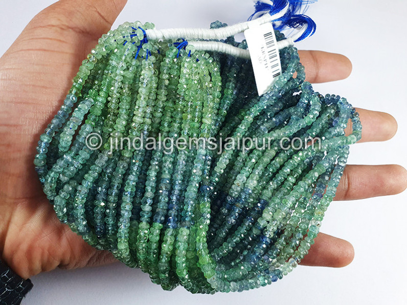 Kornerupine Faceted Roundelle Shape Medium Beads