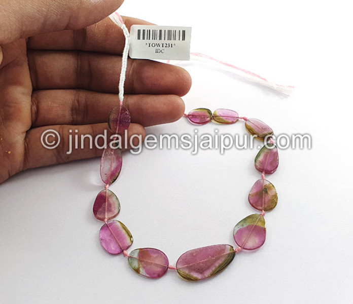 Watermelon Tourmaline Smooth Slices