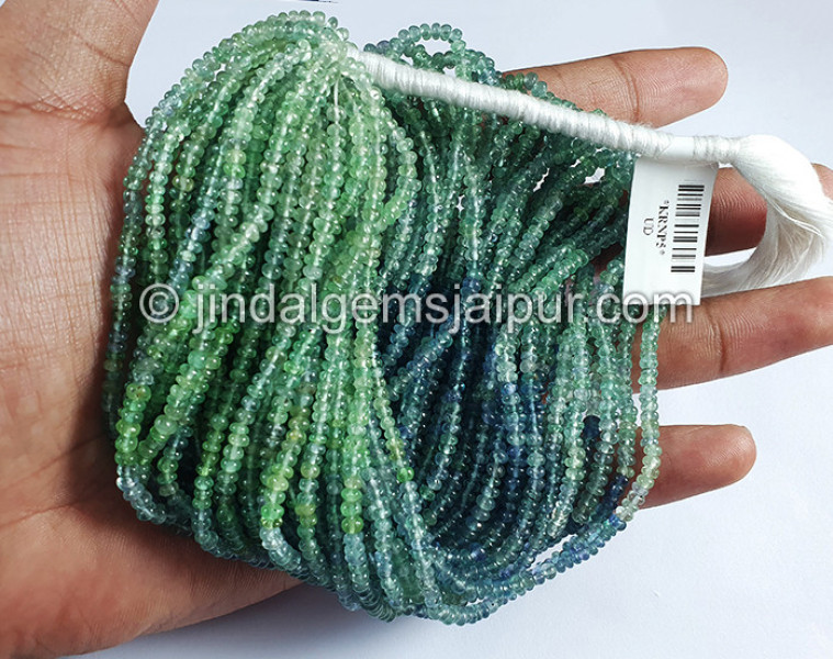 Kornerupine Smooth Roundelle Shape Beads