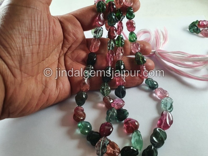 Tourmaline Smooth Irregular Nugget Beads