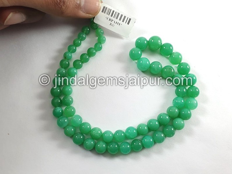 Chrysoprase Smooth Round Balls Shape Beads