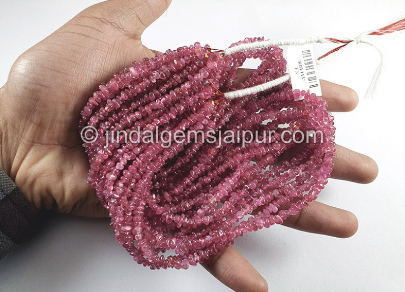 Ruby Smooth Chips Beads