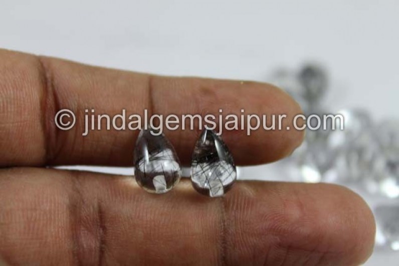 Black Rutail Smooth Drops(Half Drill)