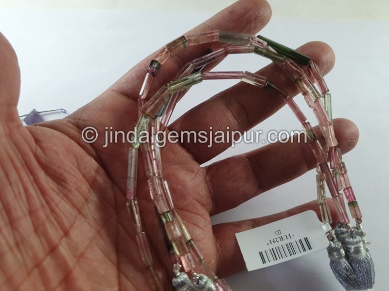 Tourmaline Smooth Pipe Beads