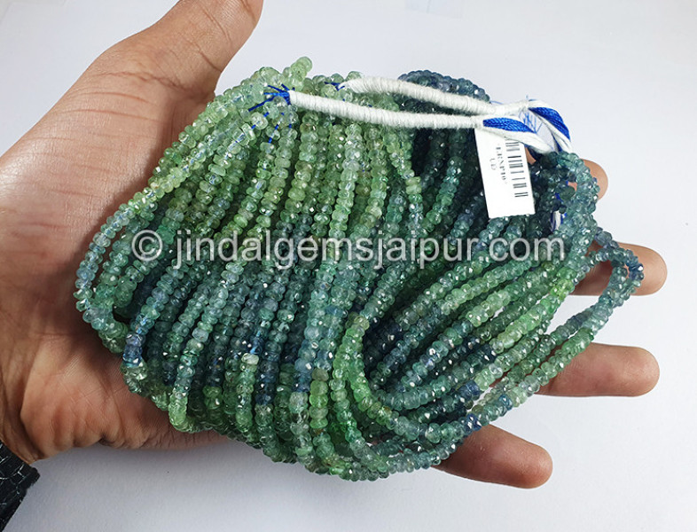 Kornerupine Faceted Roundelle Shape Medium Beads