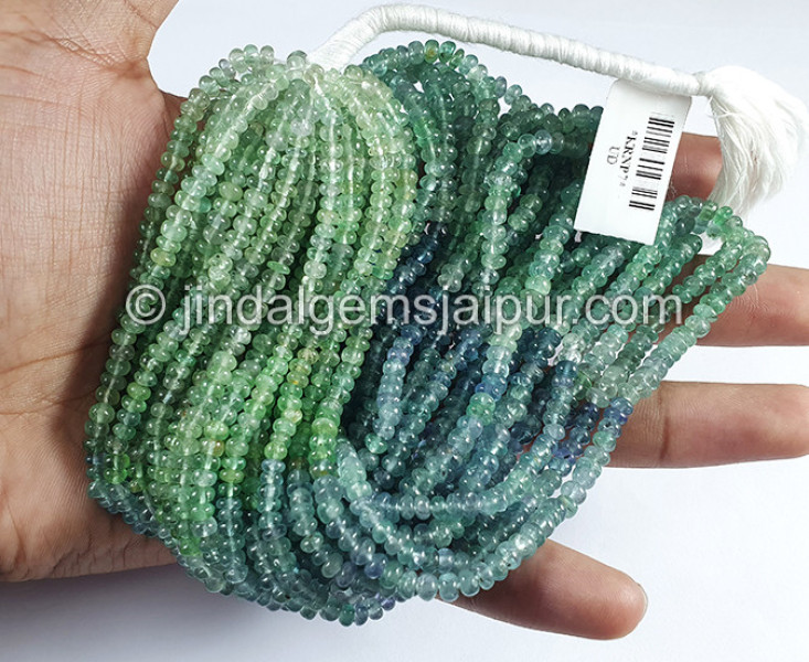 Kornerupine Smooth Roundelle Shape Small Beads