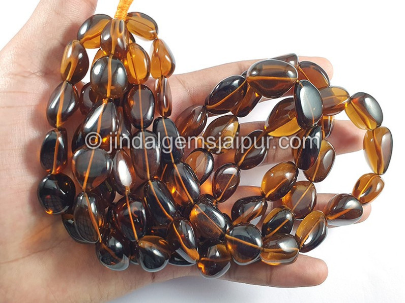 Coganac Quartz Smooth Nuggets Shape Beads