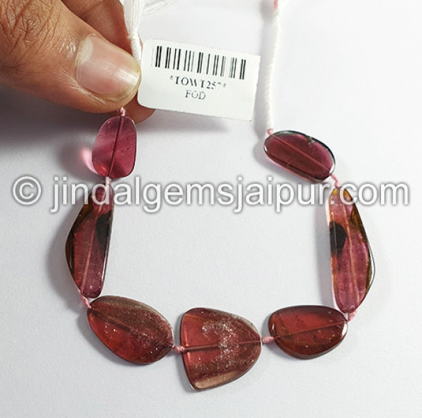 Watermelon Tourmaline Smooth Slices