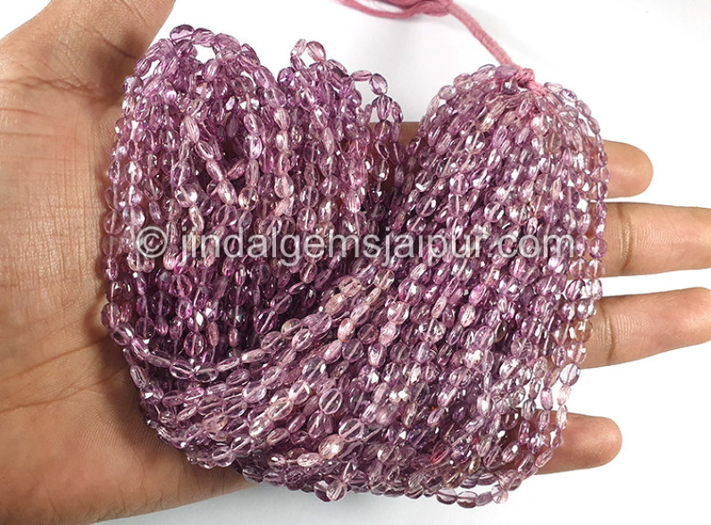 Malaya Or Dragon Garnet Shaded Faceted Oval Shape Beads