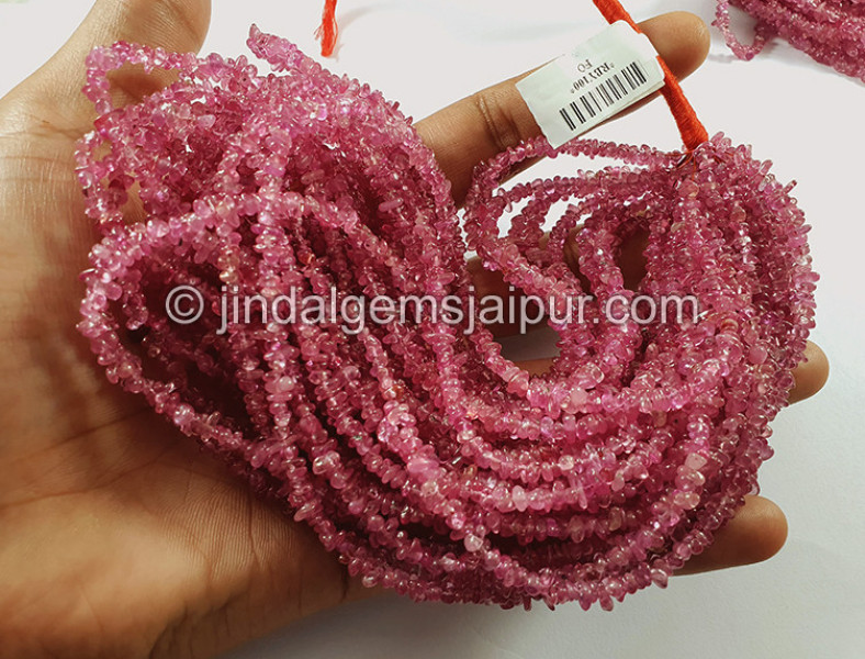 Ruby Smooth Chips Shape Beads
