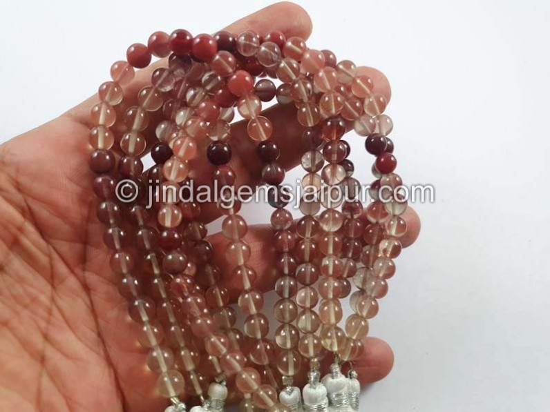 Andesine Labradorite Smooth Round Beads