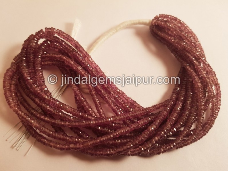 Colour Change Garnet Far Faceted Tyre Beads