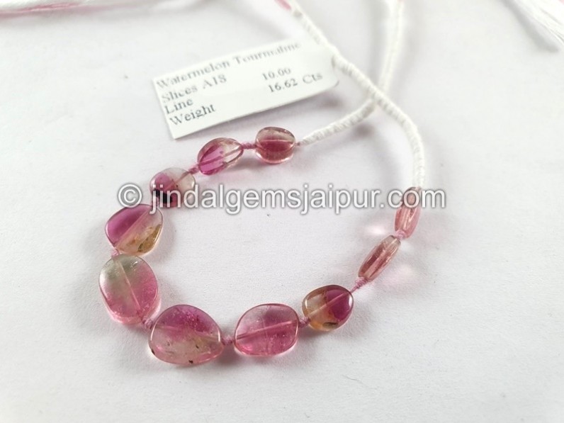 Watermelon Tourmaline Smooth Slices