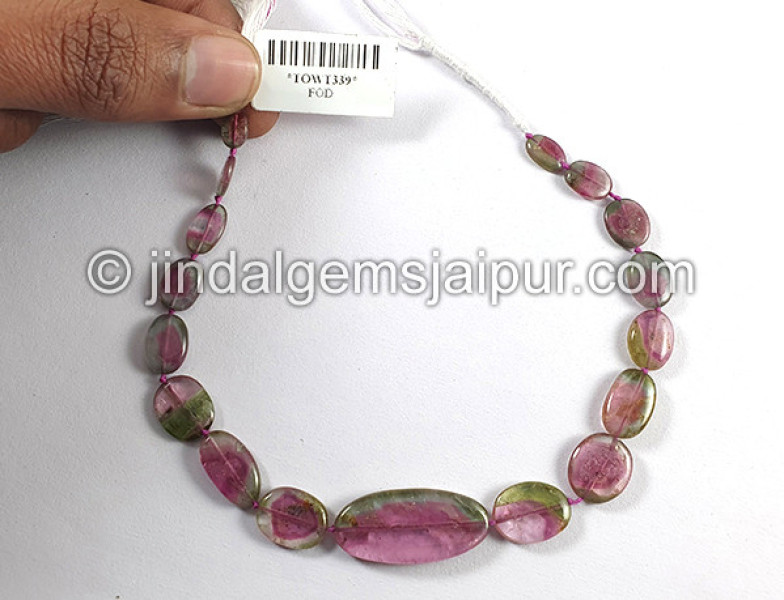 Watermelon Tourmaline Smooth Slices