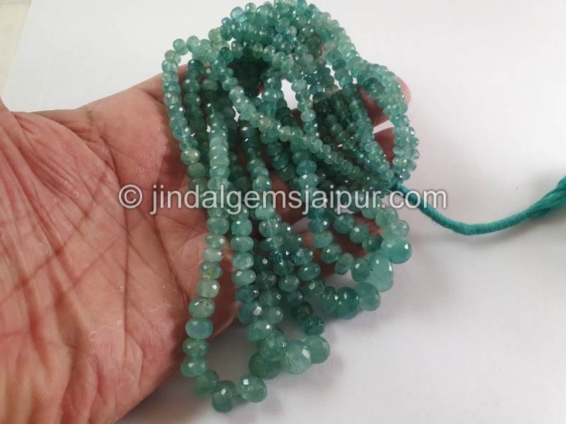 Grandiderite Far Faceted Roundelle Beads