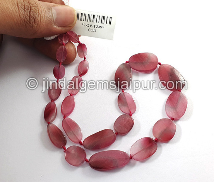 Pink Watermelon Tourmaline Smooth Slices