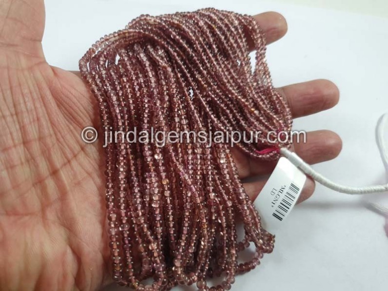 Malaya Garnet Smooth Roundelle Beads