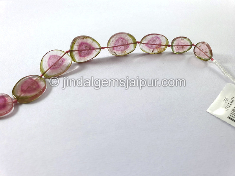 Watermelon Tourmaline Smooth Slices