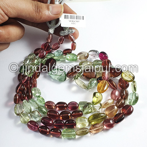 Tourmaline Smooth Nuggets Shape SUP Beads