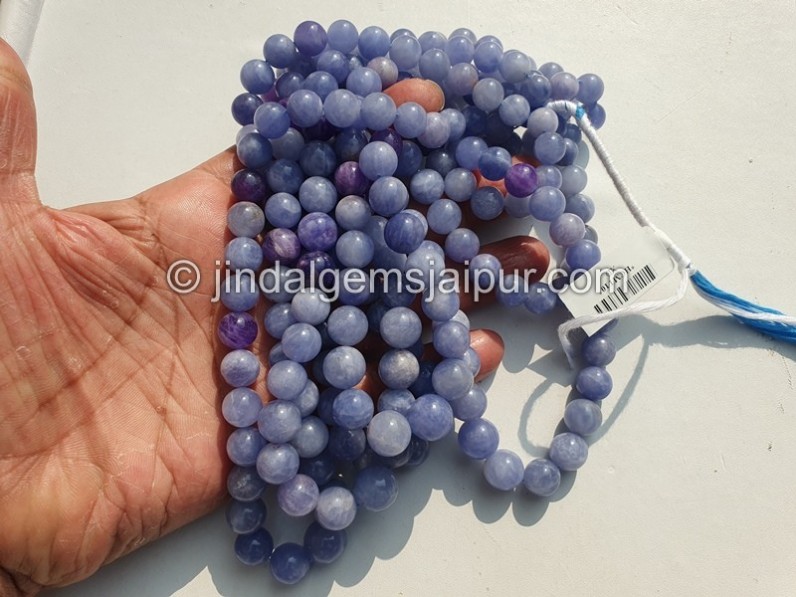 Hackmanite Smooth Big Round Ball Beads