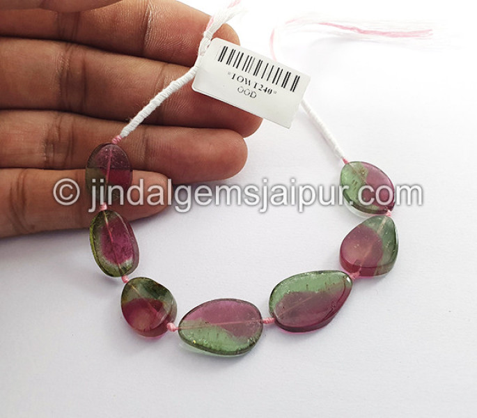 Watermelon Tourmaline Smooth Slices