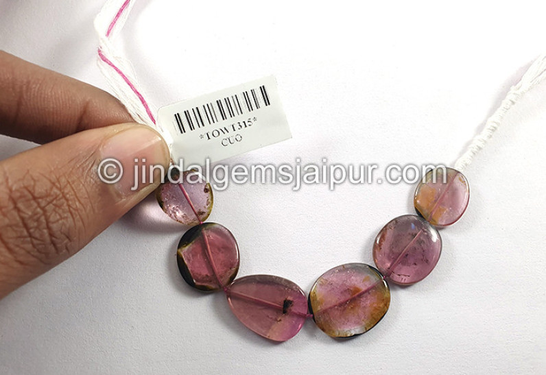 Watermelon Tourmaline Smooth Slices