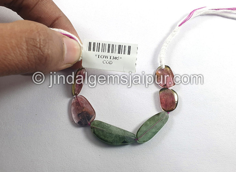 Watermelon Tourmaline Smooth Slices