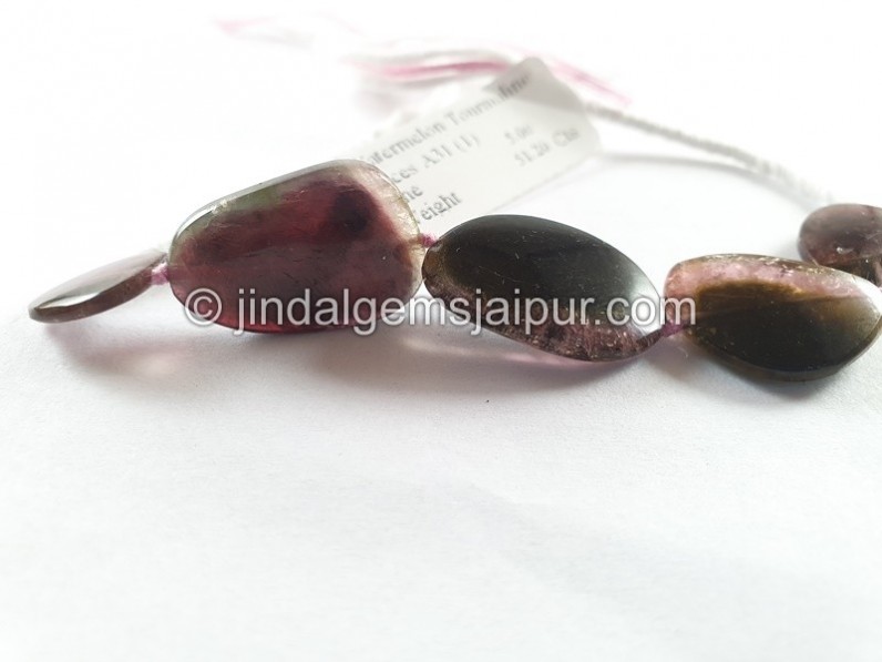 Watermelon Tourmaline Smooth Slices