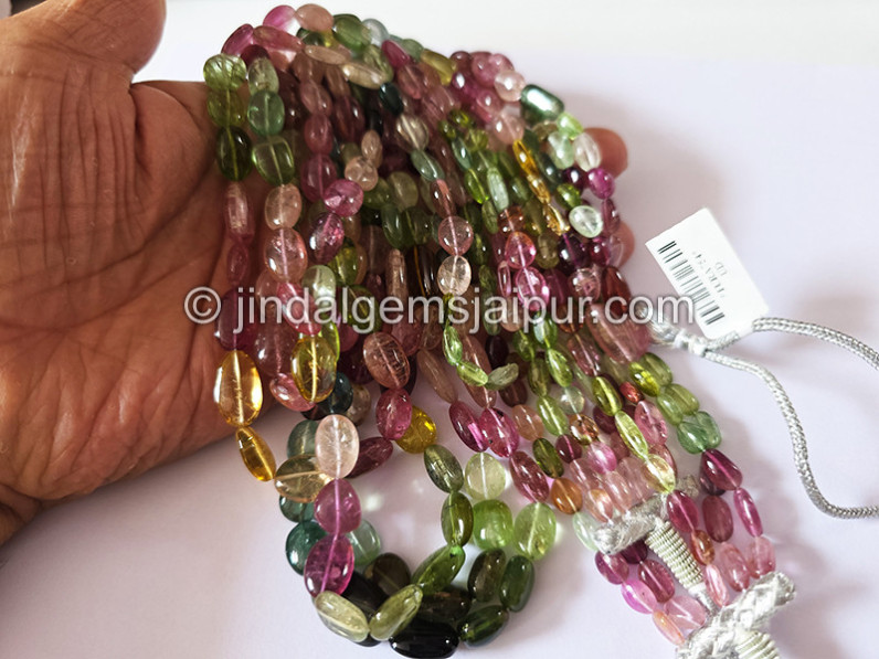 Tourmaline Smooth Nuggets Mix Beads