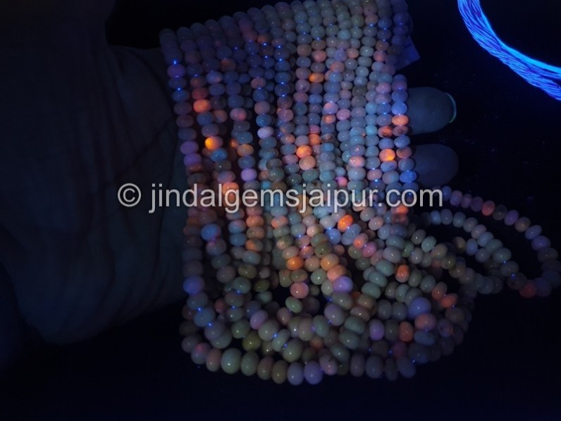 Hackmanite Smooth Roundelle Beads