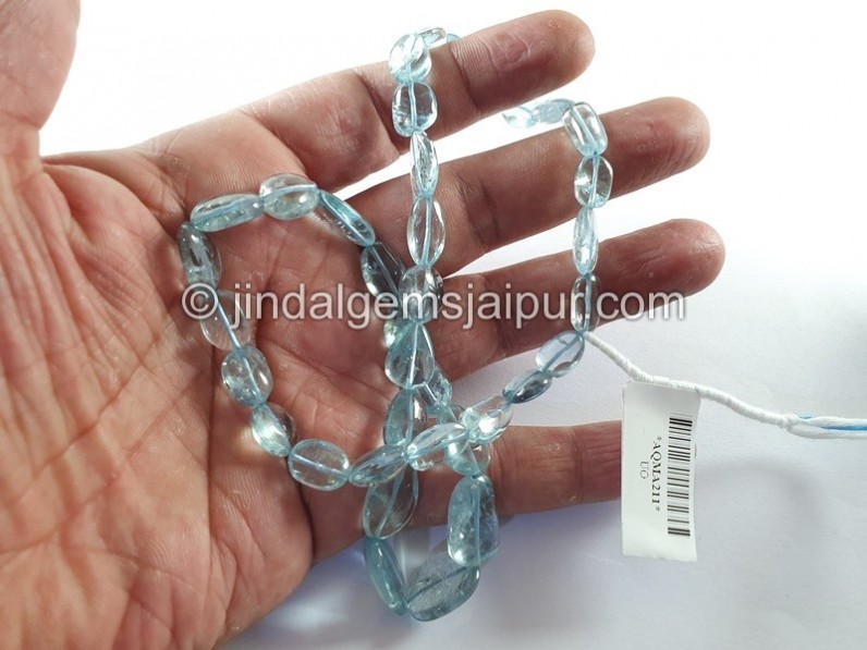 Aquamarine Plain Nuggets Beads -- AQMA223