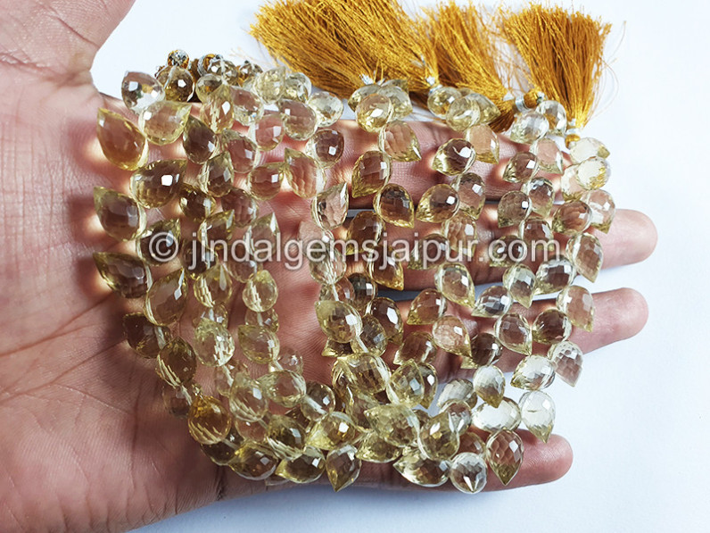 Beer Quartz Tulip Drops Shape Beads