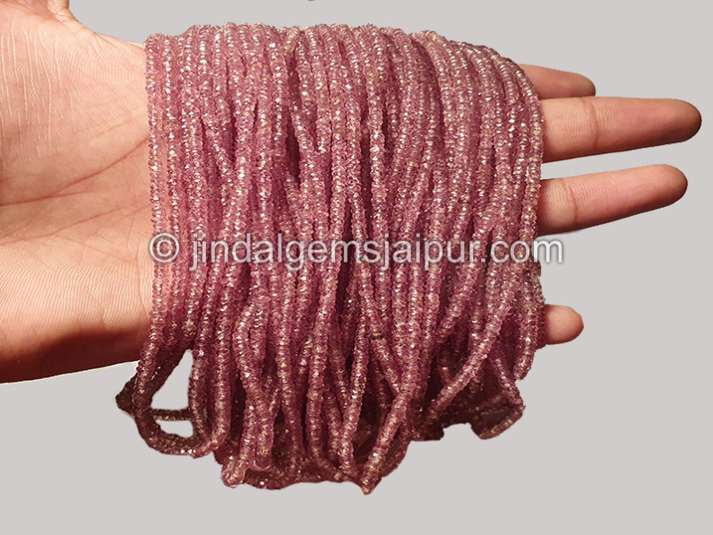 Color Change Garnet Faceted Roundelle Beads