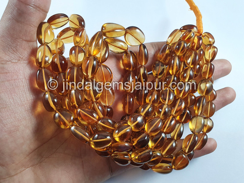 Citrine Smooth Nuggets Shape Beads