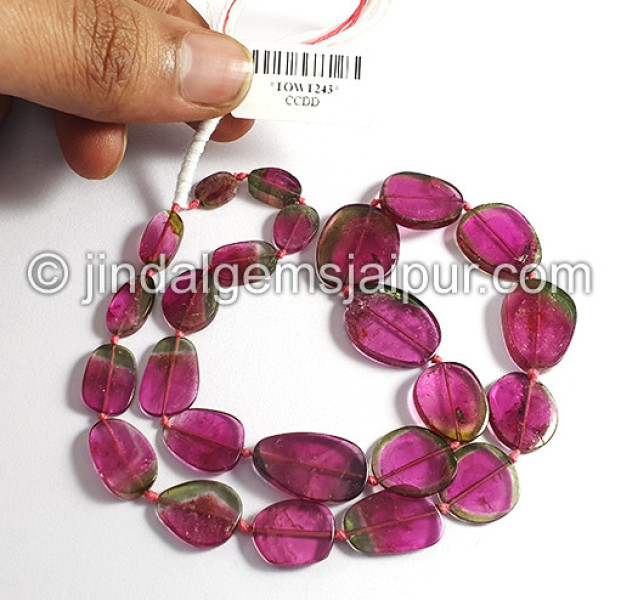 Watermelon Tourmaline Smooth Slices