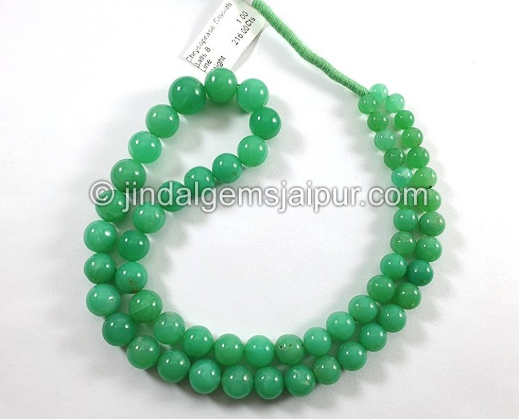 Chrysoprase Smooth Round Balls Shape Beads