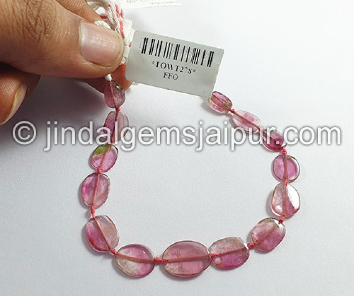 Watermelon Tourmaline Slices Shape Beads