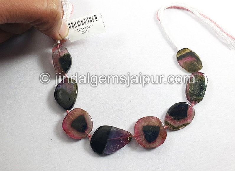Watermelon Tourmaline Smooth Slices