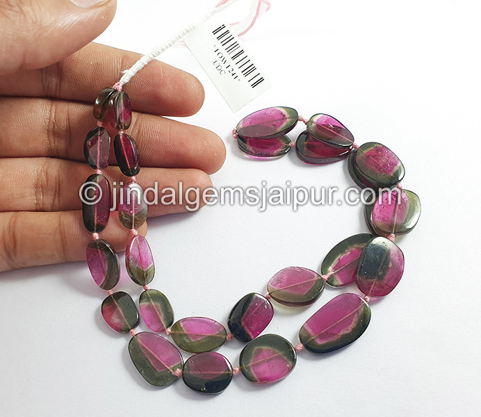Watermelon Tourmaline Smooth Slices