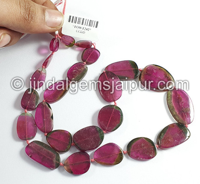 Watermelon Tourmaline Smooth Slices