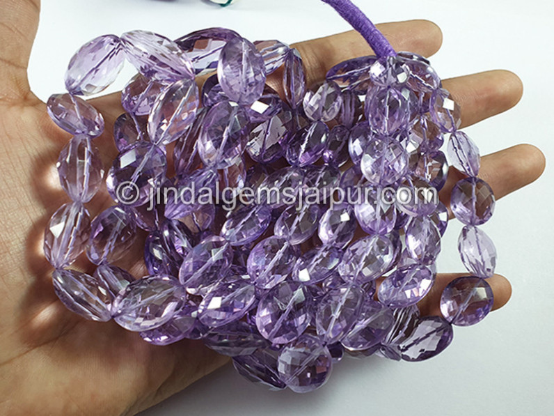 Amethyst Faceted Oval Shpae Beads