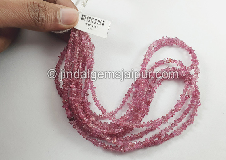 Ruby Shaded Smooth Chips Beads
