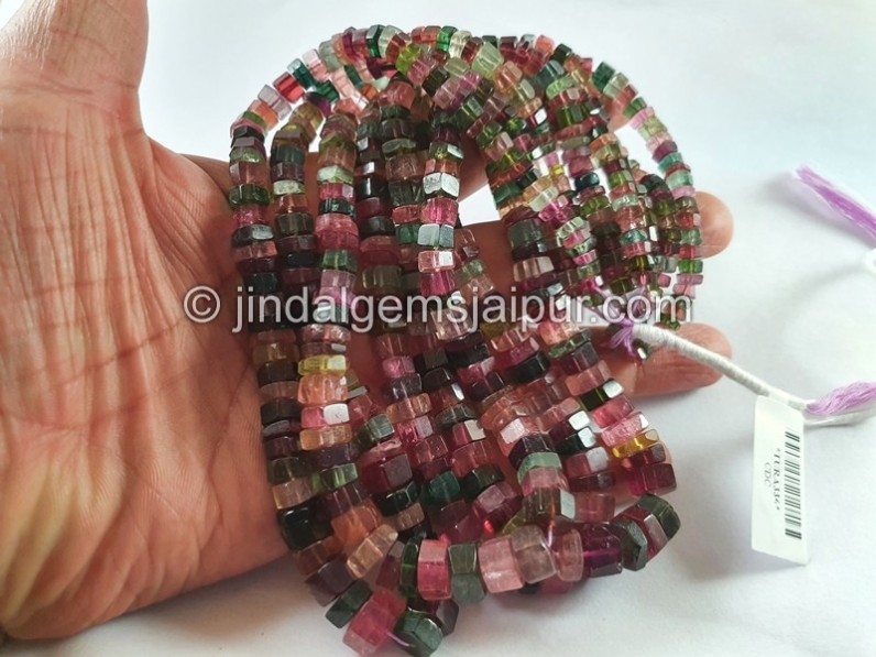 Tourmaline Step Cut Bolt Beads